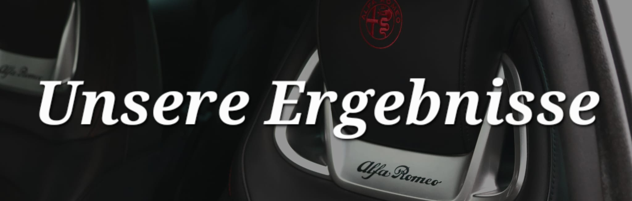 Button "Unsere Ergebnisse" Button für das Anzeigen unserer Ergebnisse